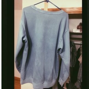 PINK Tops - Love Pink Blue Crew Neck Sweatshirt PINK Tops - Love Pink Blue Crew Neck Sweatshirt